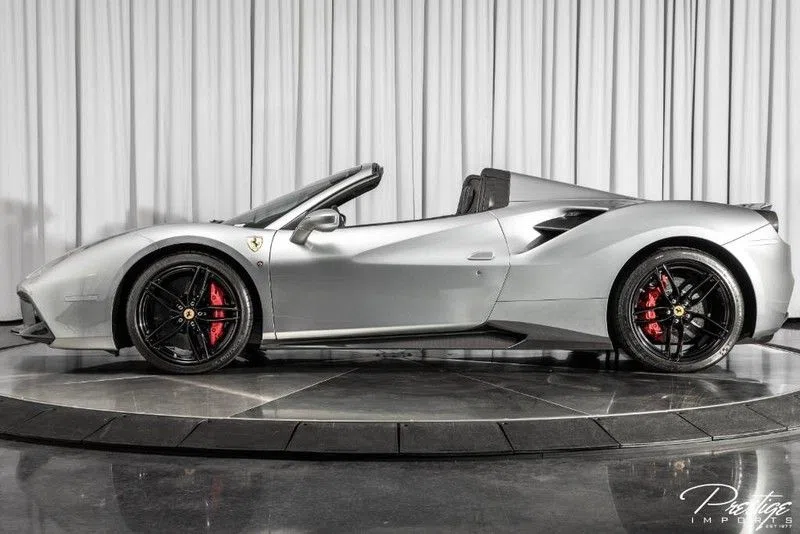 2018 Ferrari 488 Spider for sale, exterior, Grigio Titanio Metallizzato Metallic