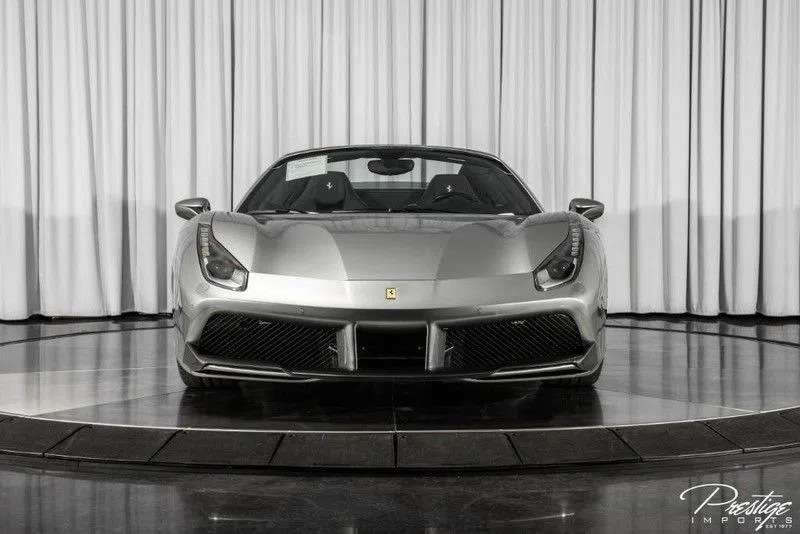 2018 Ferrari 488 Spider for sale, exterior, Grigio Titanio Metallizzato Metallic