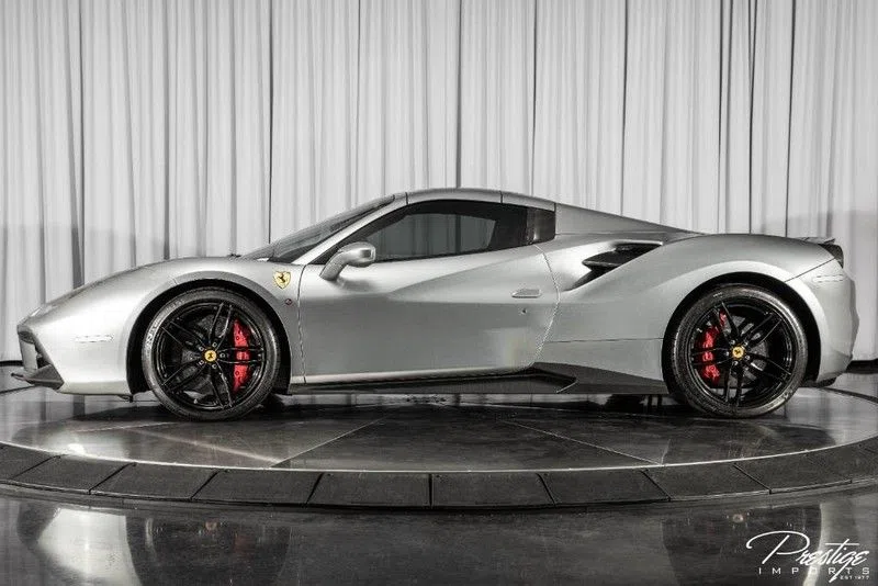 2018 Ferrari 488 Spider for sale, exterior, Grigio Titanio Metallizzato Metallic