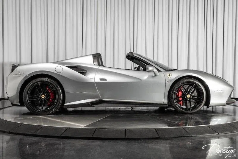 2018 Ferrari 488 Spider for sale, exterior, Grigio Titanio Metallizzato Metallic