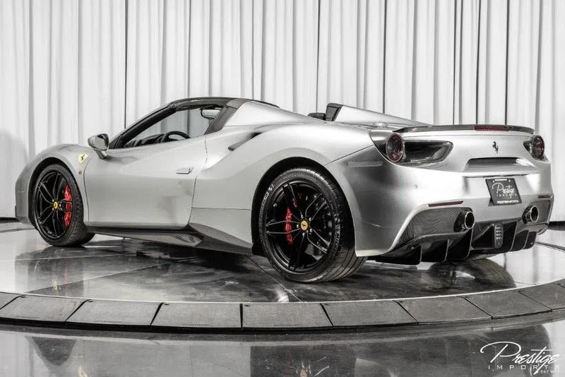 2018 Ferrari 488 Spider for sale, exterior, Grigio Titanio Metallizzato Metallic