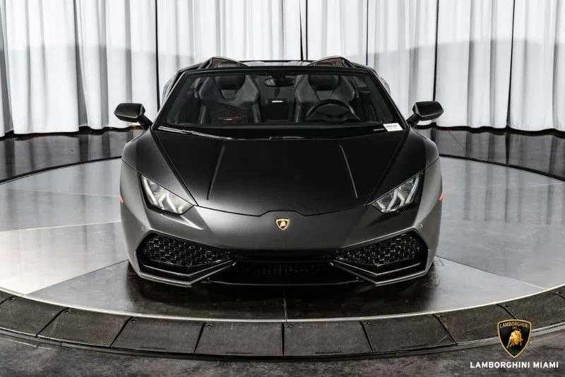 2017 Lamborghini Huracan for sale, exterior, Nero Helene Metallic Black