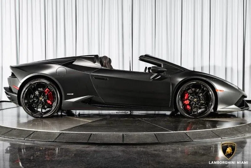 2017 Lamborghini Huracan for sale, exterior, Nero Helene Metallic Black