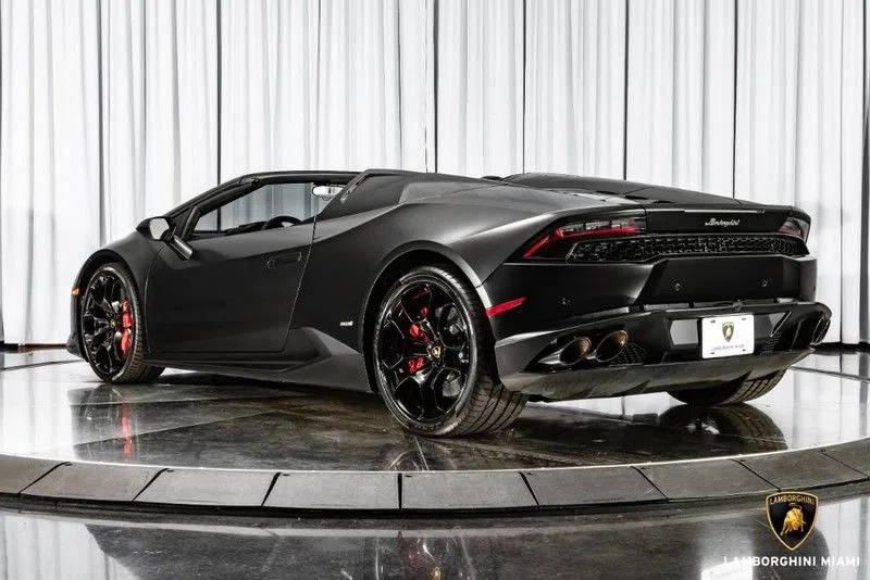 2017 Lamborghini Huracan for sale, exterior, Nero Helene Metallic Black