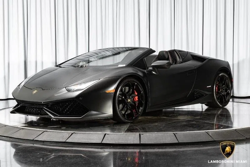 2017 Lamborghini Huracan for sale, exterior, Nero Helene Metallic Black