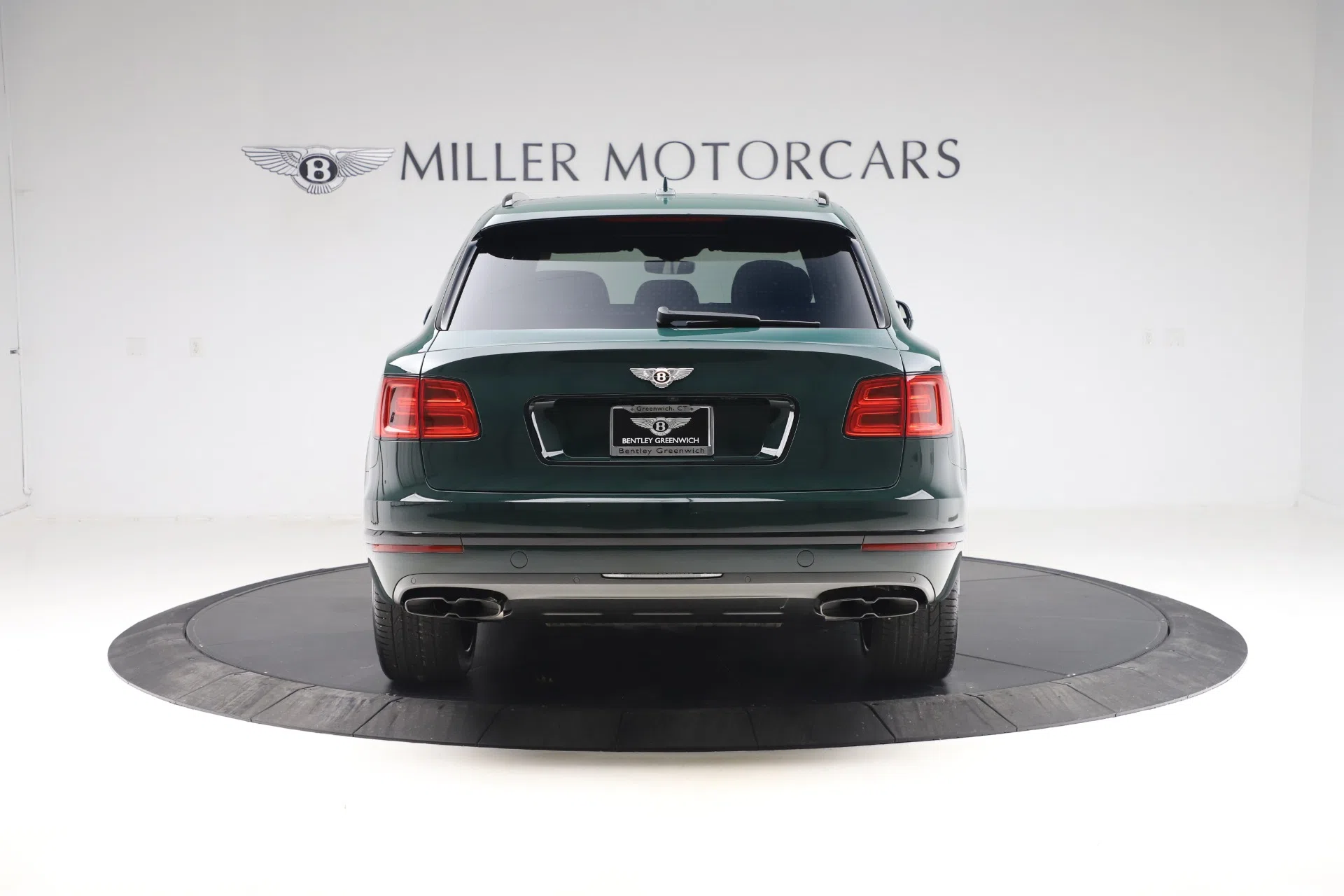 2020 Bentley Bentayga V8 Design Series, rear three-quarter view, BARNATO