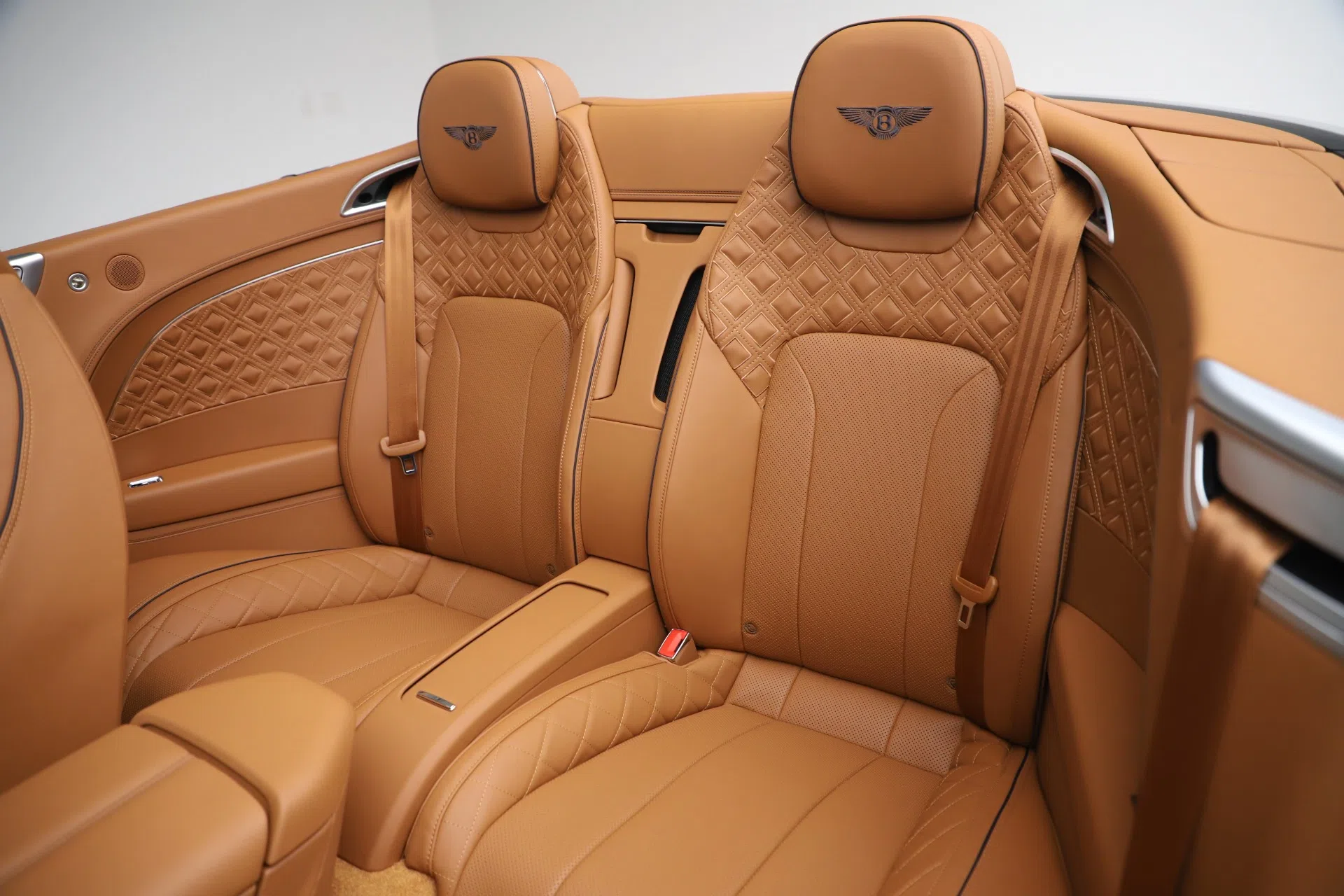 2020 Bentley Continental GTC W12 interior, seats, Saddle