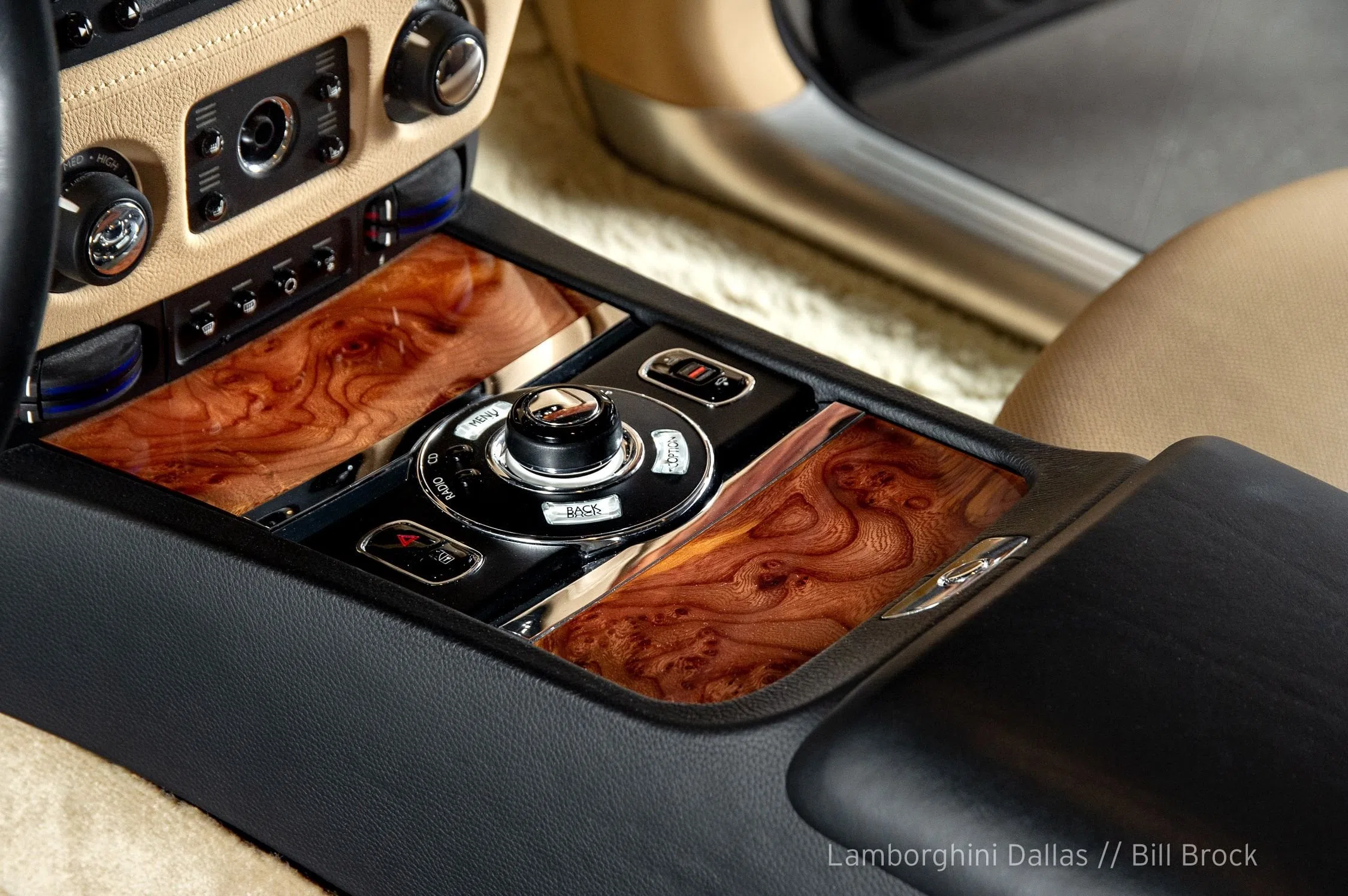 2010 Rolls-Royce Ghost interior, Moccasin