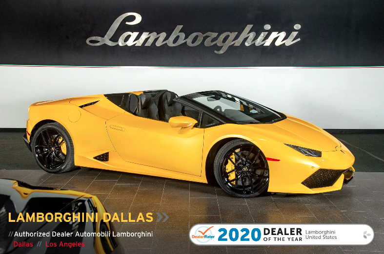 2019 Lamborghini Huracan LP610-4 Spyder