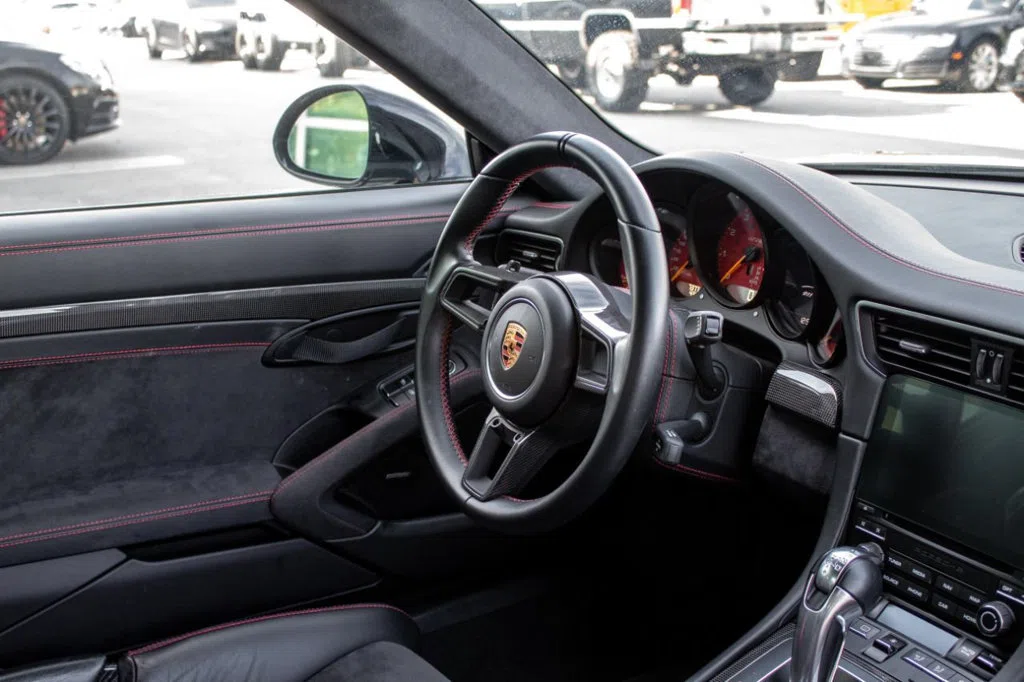 2018 Porsche 911 GT2 RS Coupe interior, dashboard, Leather Black