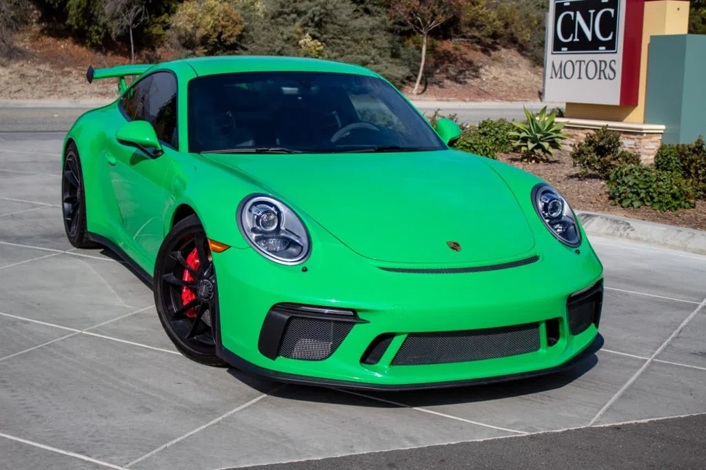 2018 Porsche 911 GT3 Coupe, exterior, Green