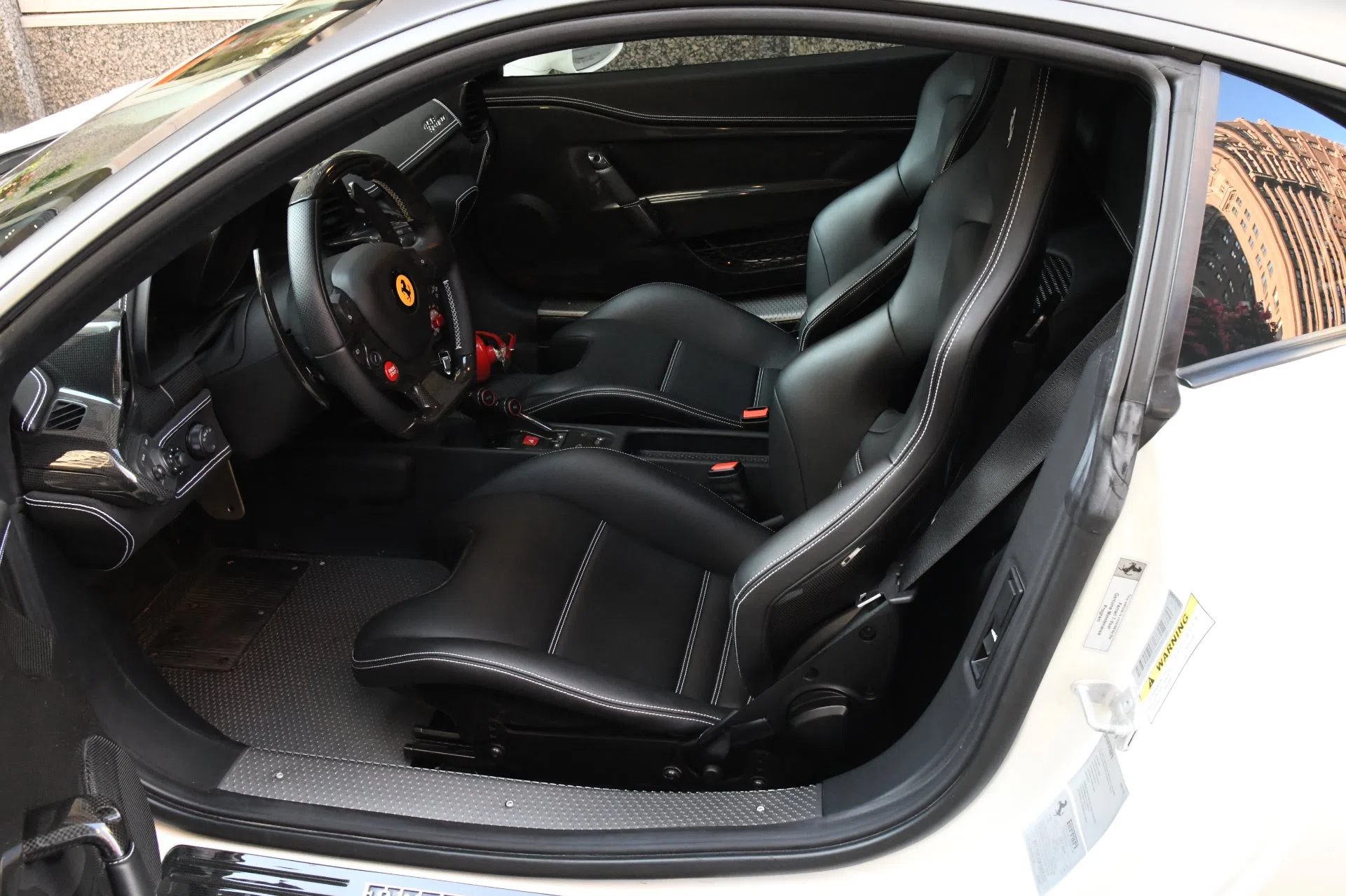 2015 Ferrari 458 Speciale interior, seats, NERO