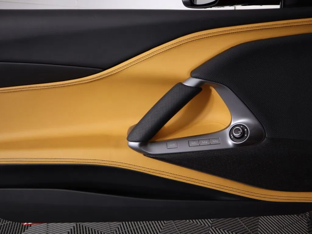 2018 Ferrari 812 Superfast interior, door panel, Beige Tradizione Leather