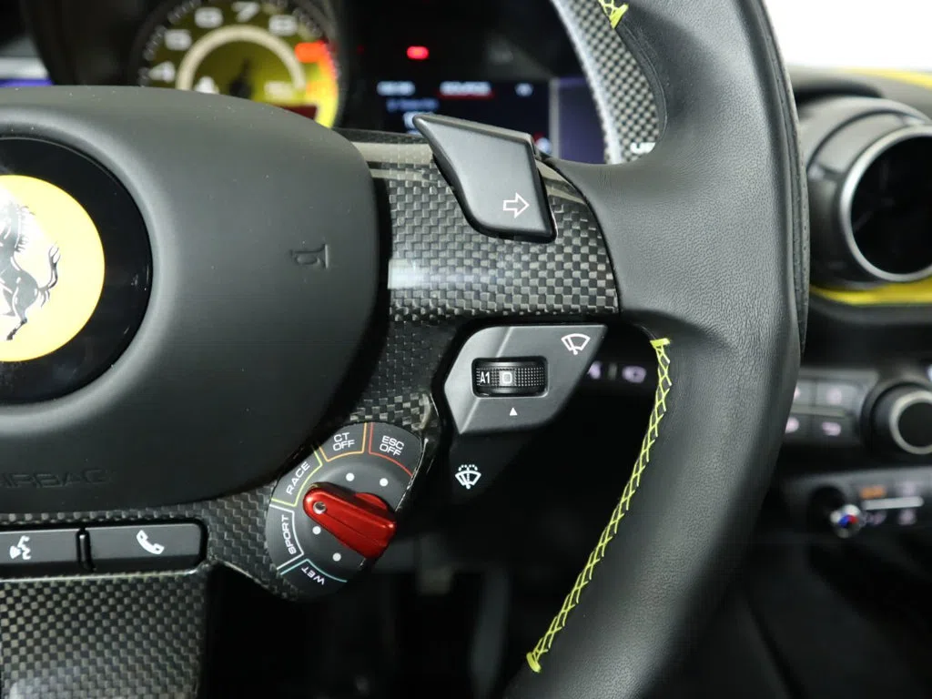 2019 Ferrari 812 Superfast interior, Black Leather