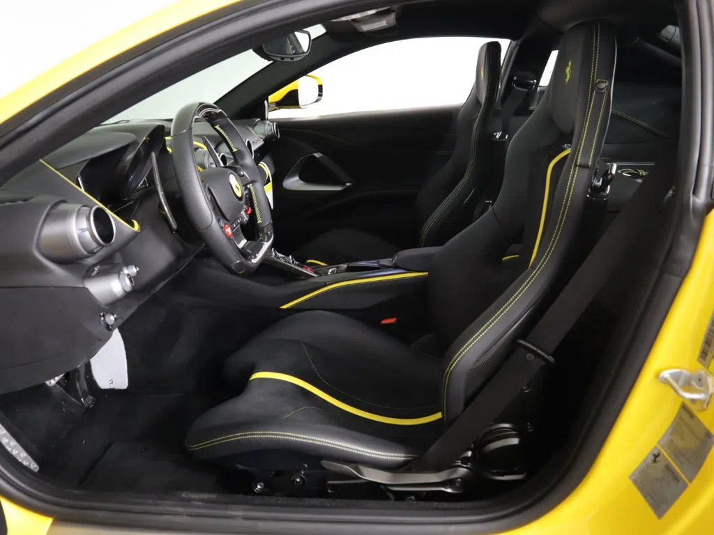2019 Ferrari 812 Superfast interior, seats, Black Leather