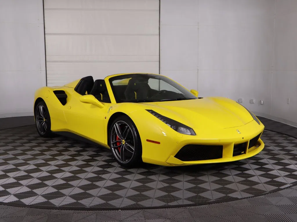 2017 Ferrari 488 Spider for sale, exterior, Giallo Modena