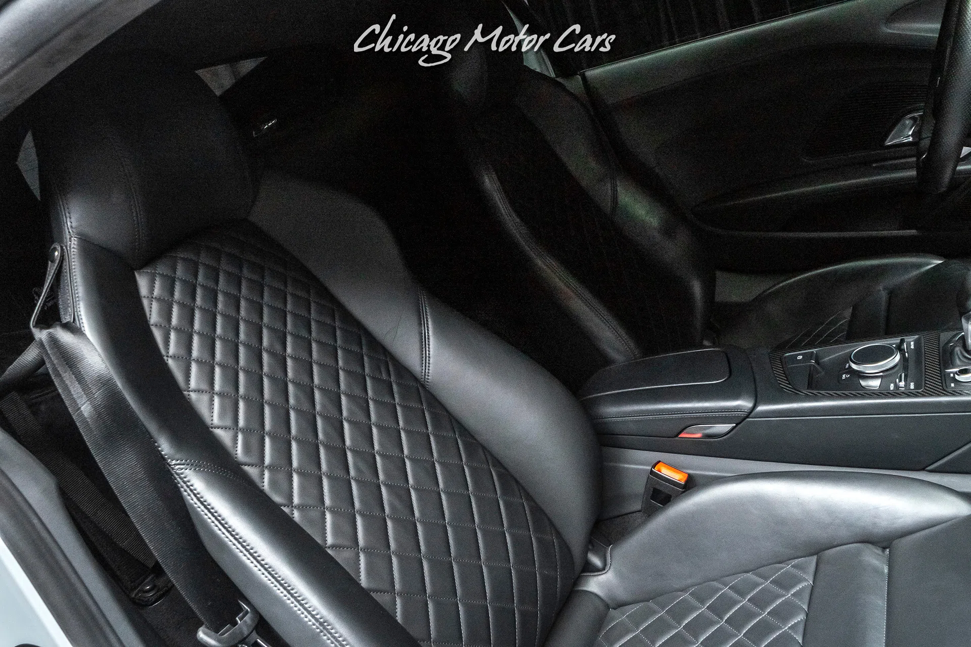 2017 Audi R8 5.2 Quattro V10 Plus Msrp interior, seats, Black W/ Silver Stitching