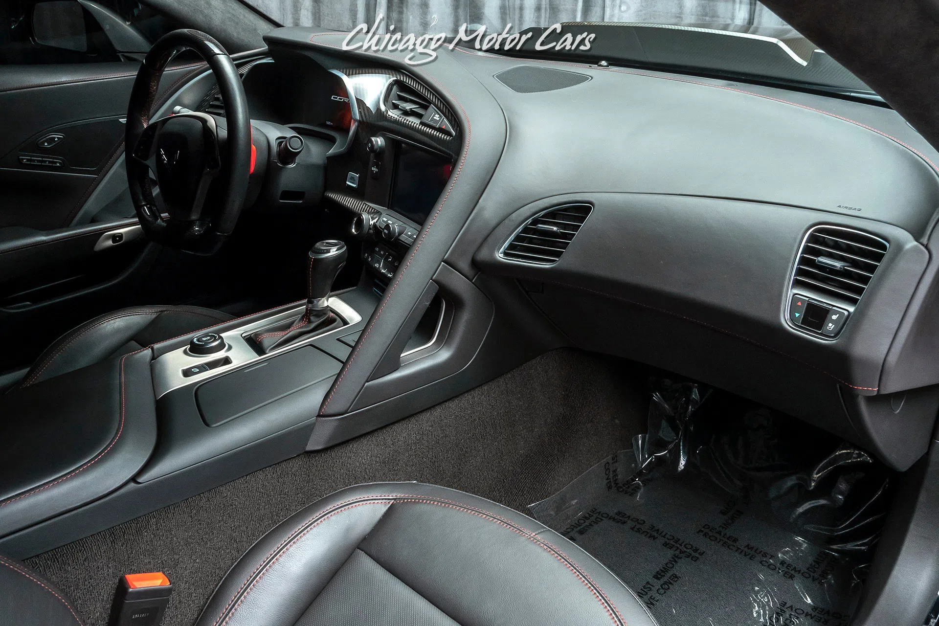 2019 Chevrolet Corvette ZR1 3ZR interior, Jet Black