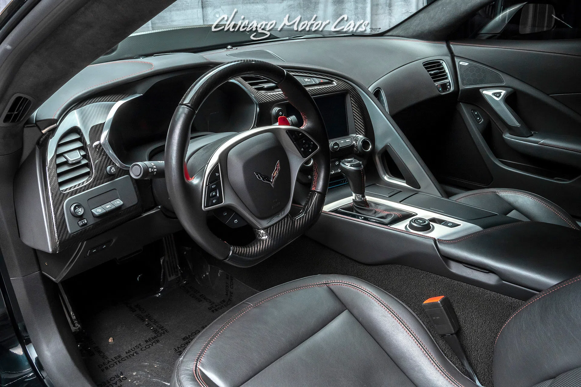 2019 Chevrolet Corvette ZR1 3ZR interior, Jet Black
