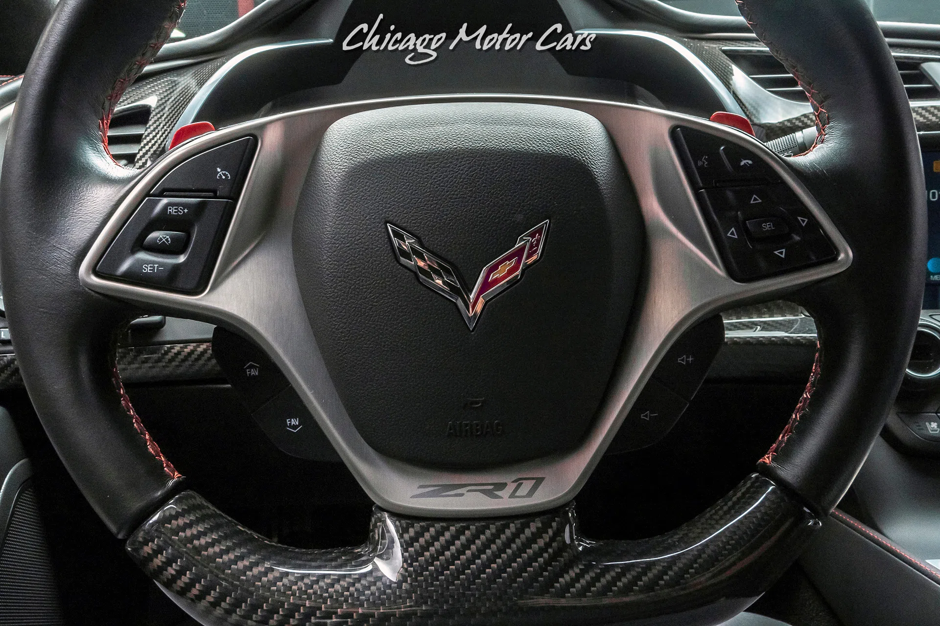 2019 Chevrolet Corvette ZR1 3ZR interior, Jet Black