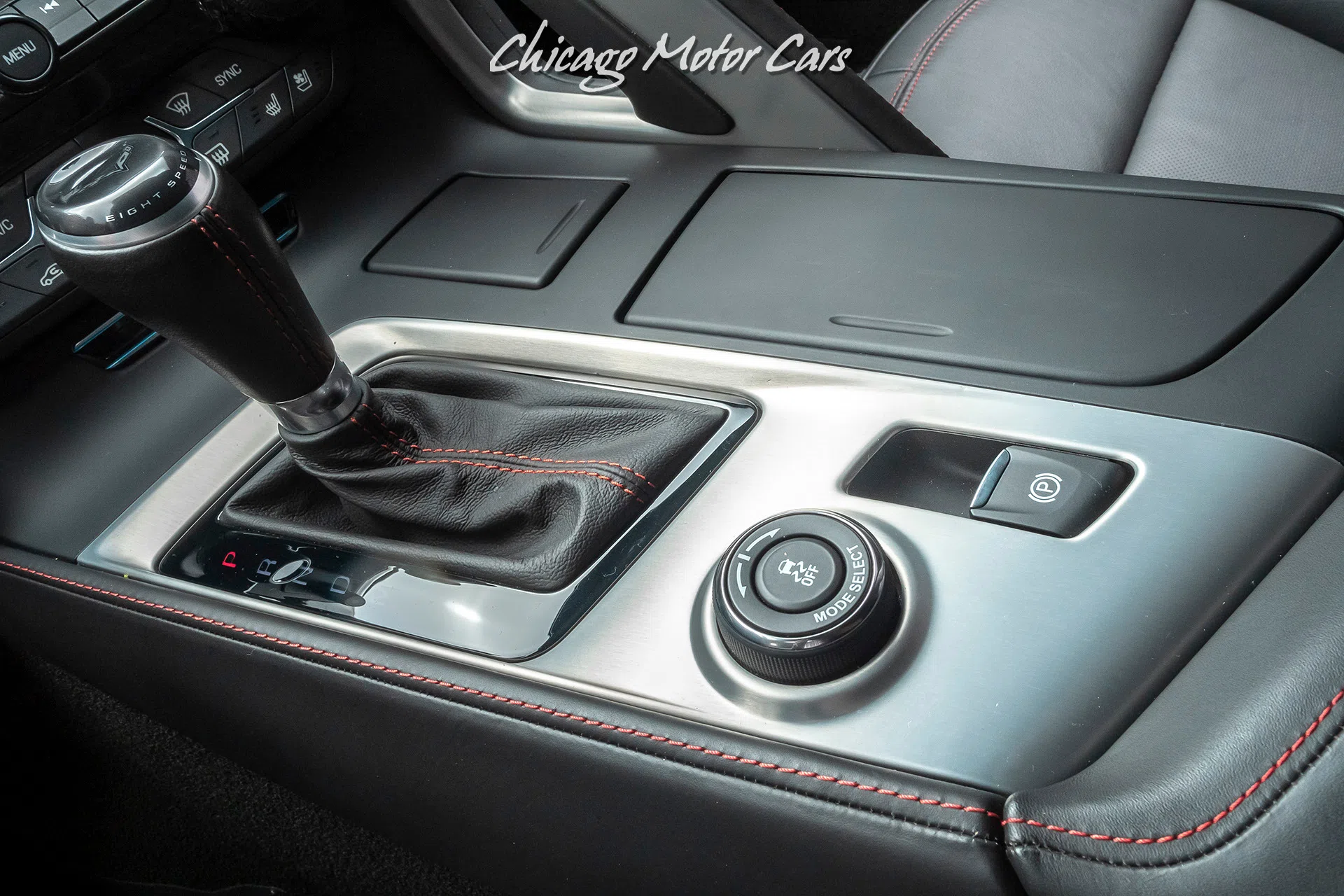 2019 Chevrolet Corvette ZR1 3ZR interior, center console, Jet Black