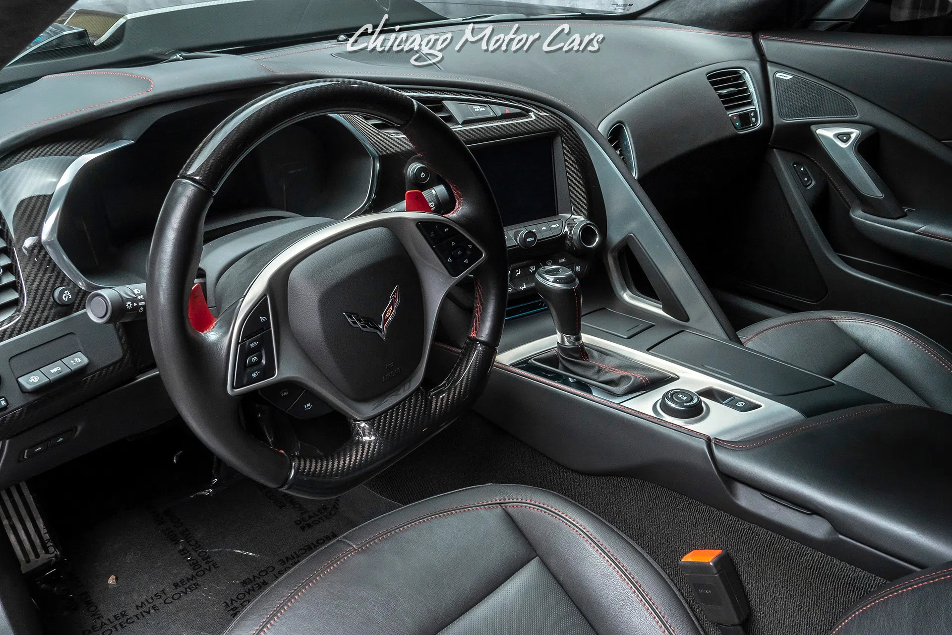 2019 Chevrolet Corvette ZR1 3ZR interior, Jet Black