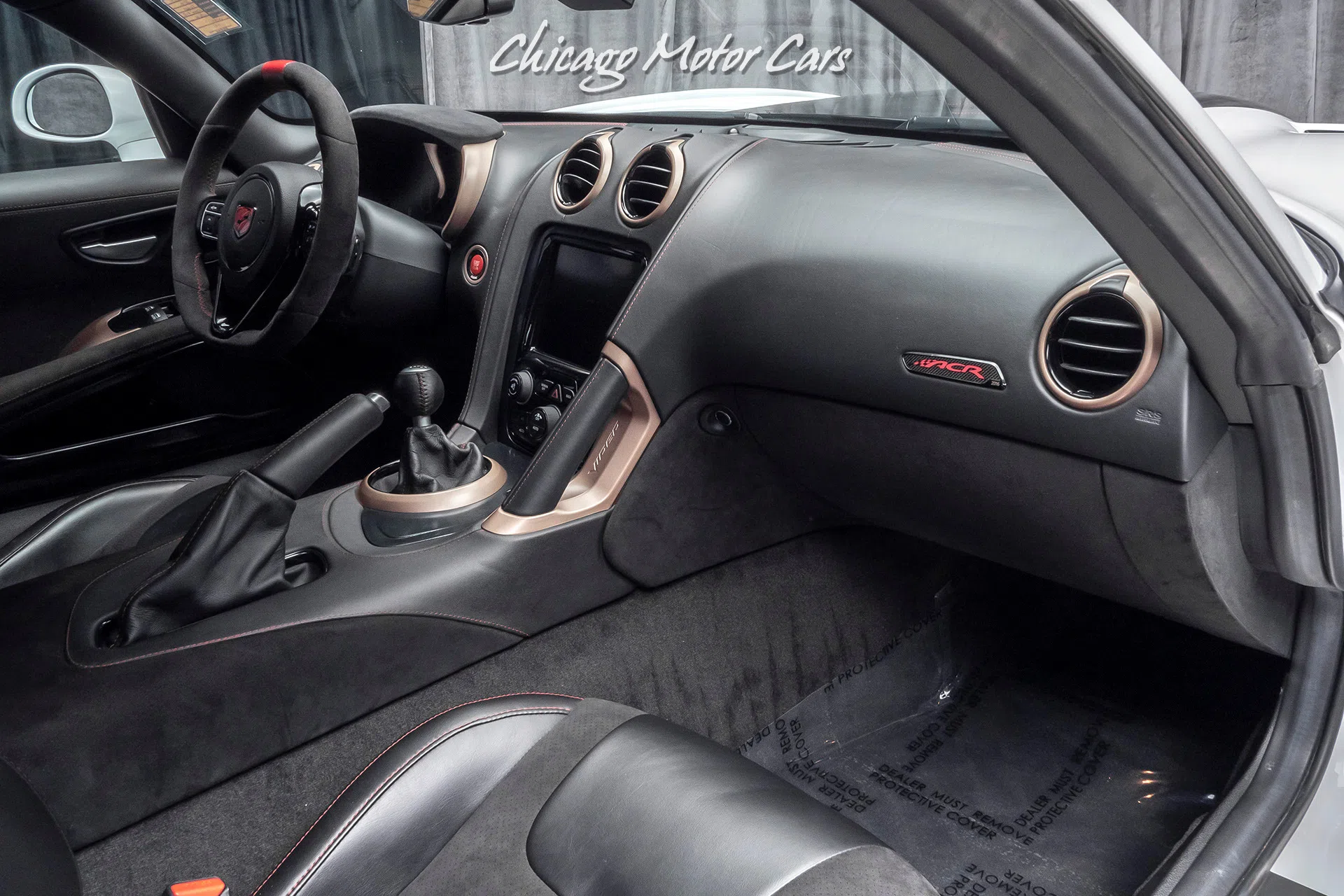 2016 Dodge Viper ACR interior, BLACK
