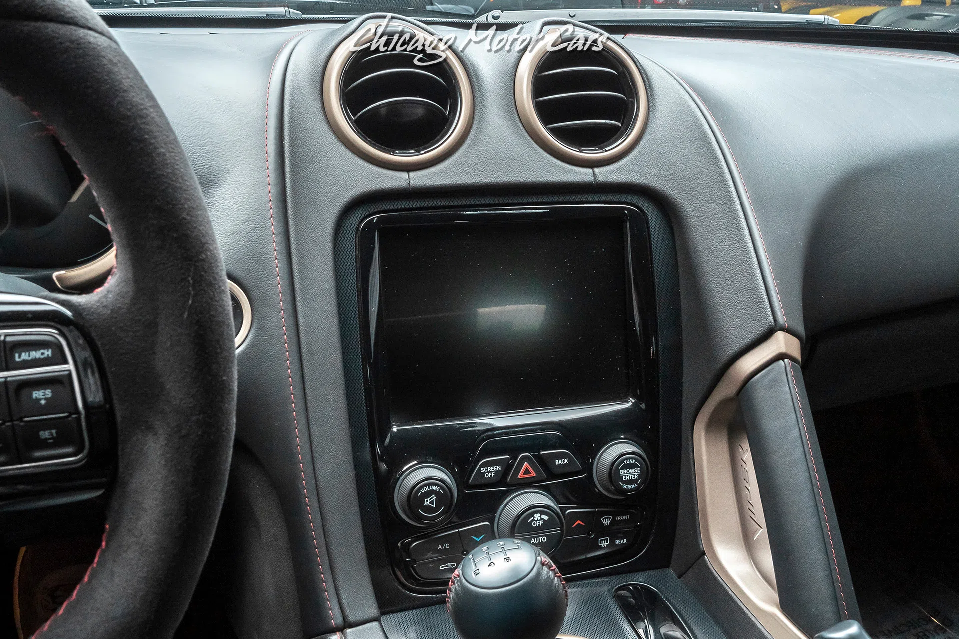 2016 Dodge Viper ACR interior, BLACK