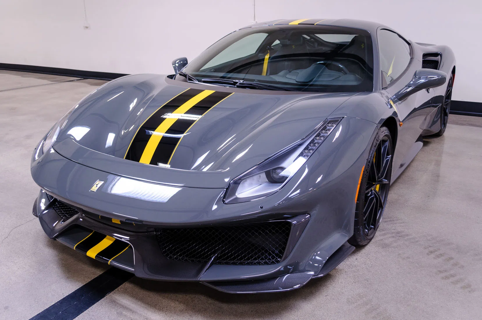 2020 Ferrari 488 Pista for sale, exterior, Grigio Scuro