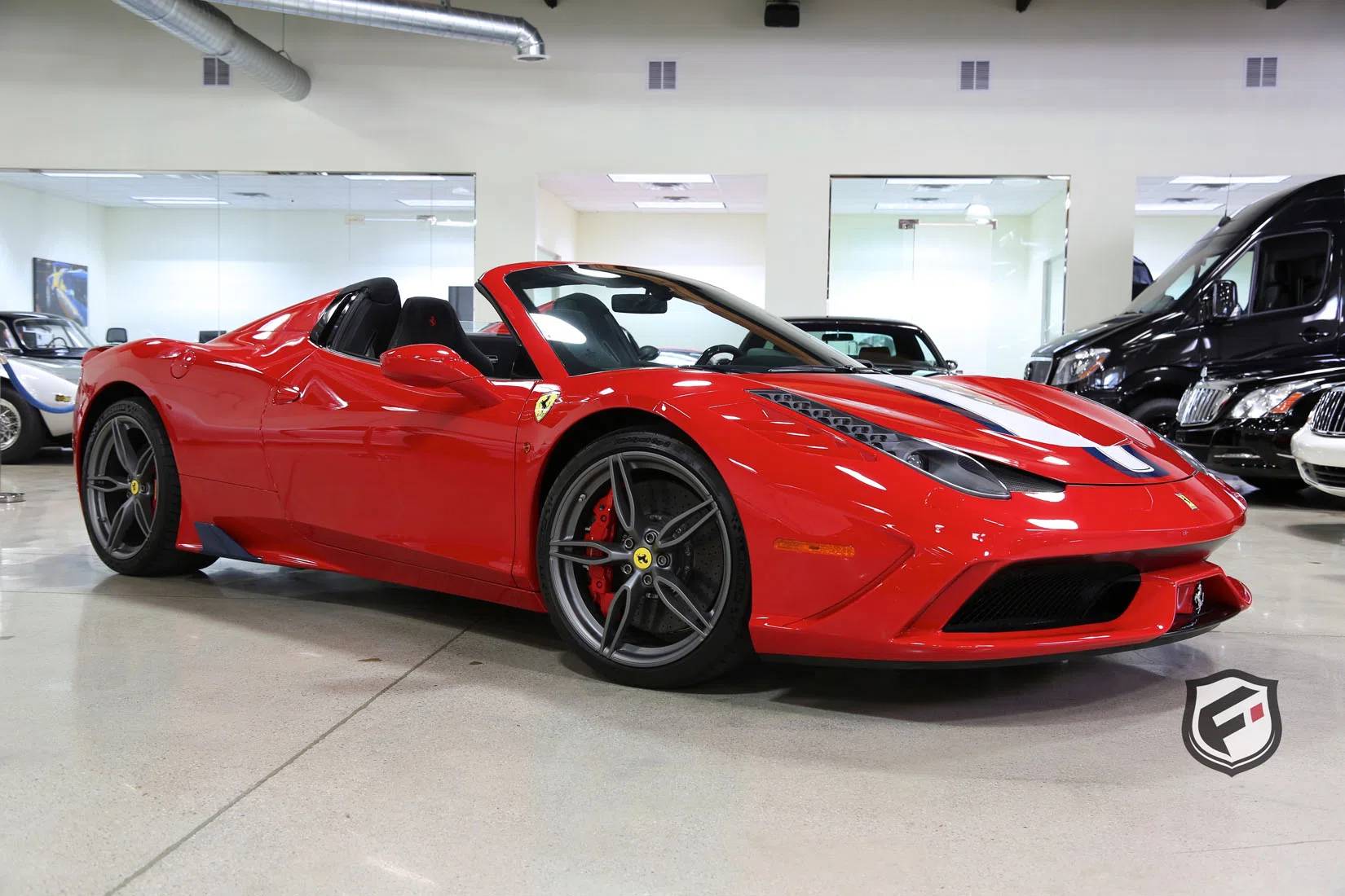 2015 Ferrari 458 Speciale Aperta for sale, exterior, Rosso Corsa