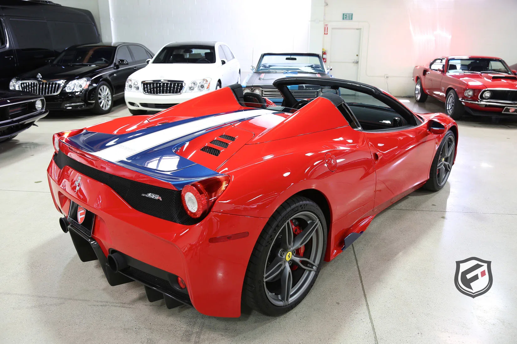 2015 Ferrari 458 Speciale Aperta for sale, exterior, Rosso Corsa