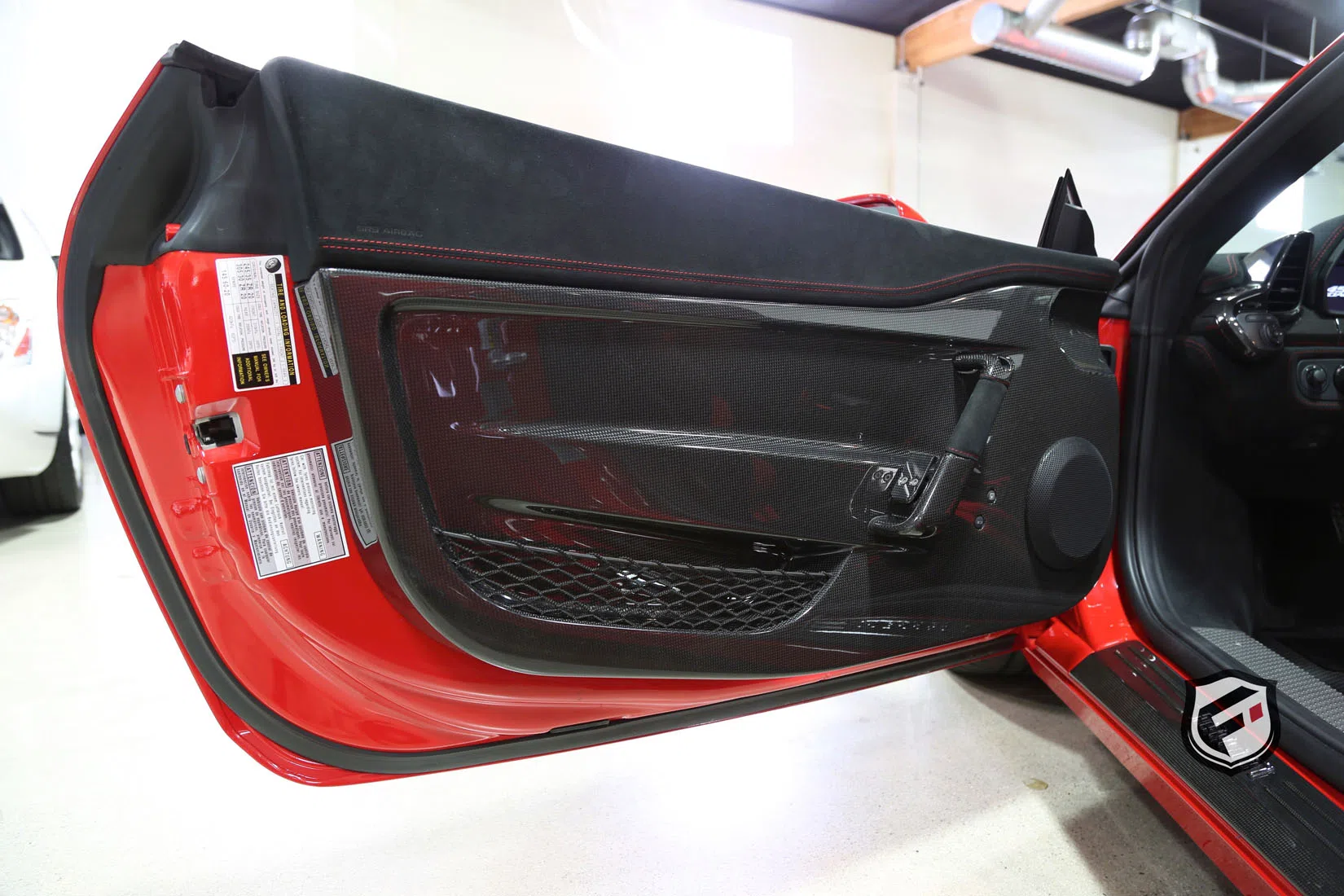 2015 Ferrari 458 Speciale Aperta interior, door panel