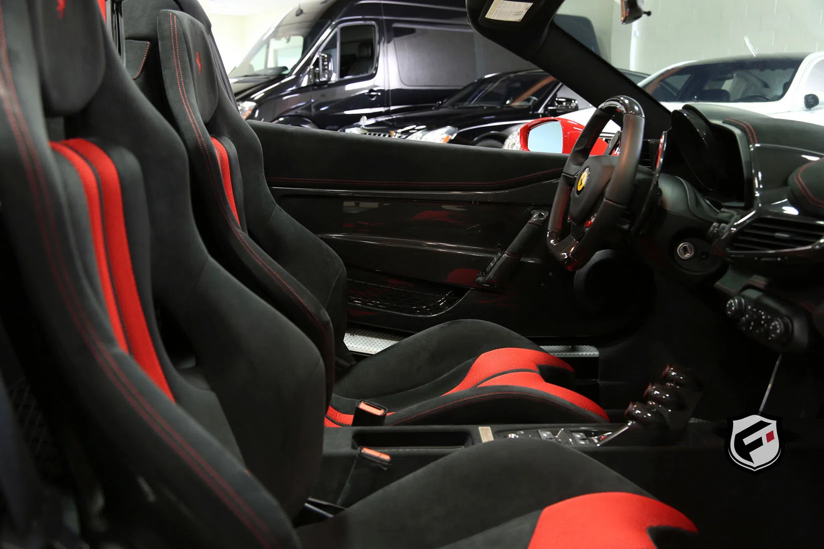 2015 Ferrari 458 Speciale Aperta interior, seats