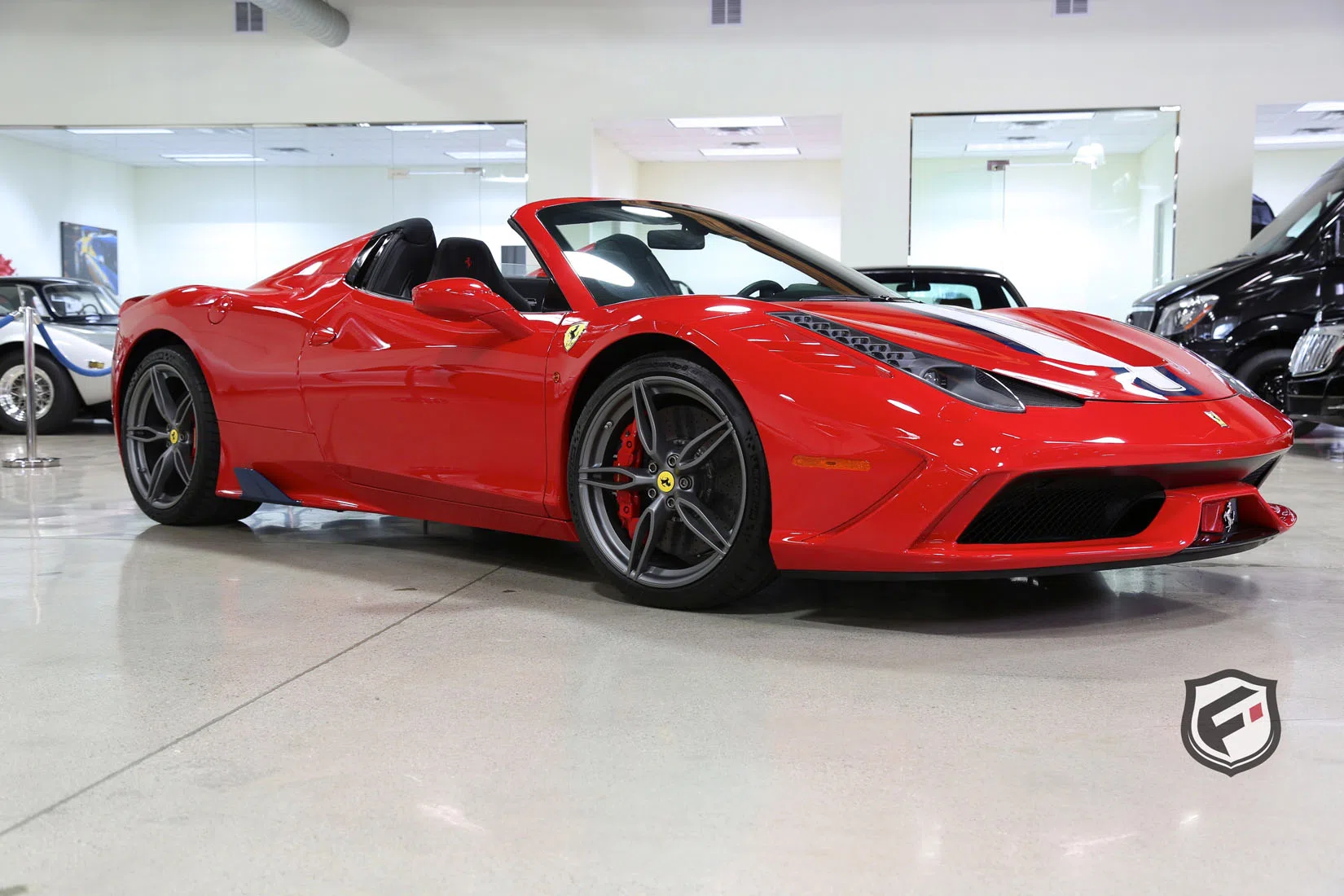 2015 Ferrari 458 Speciale Aperta for sale, exterior, Rosso Corsa