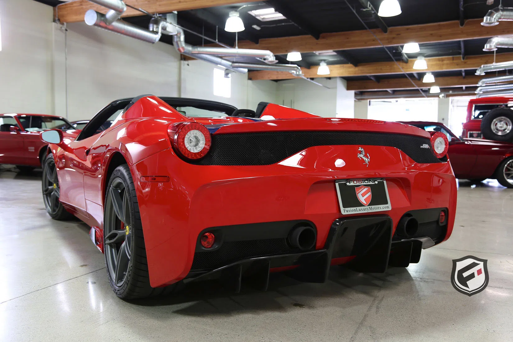 2015 Ferrari 458 Speciale Aperta for sale, exterior, Rosso Corsa