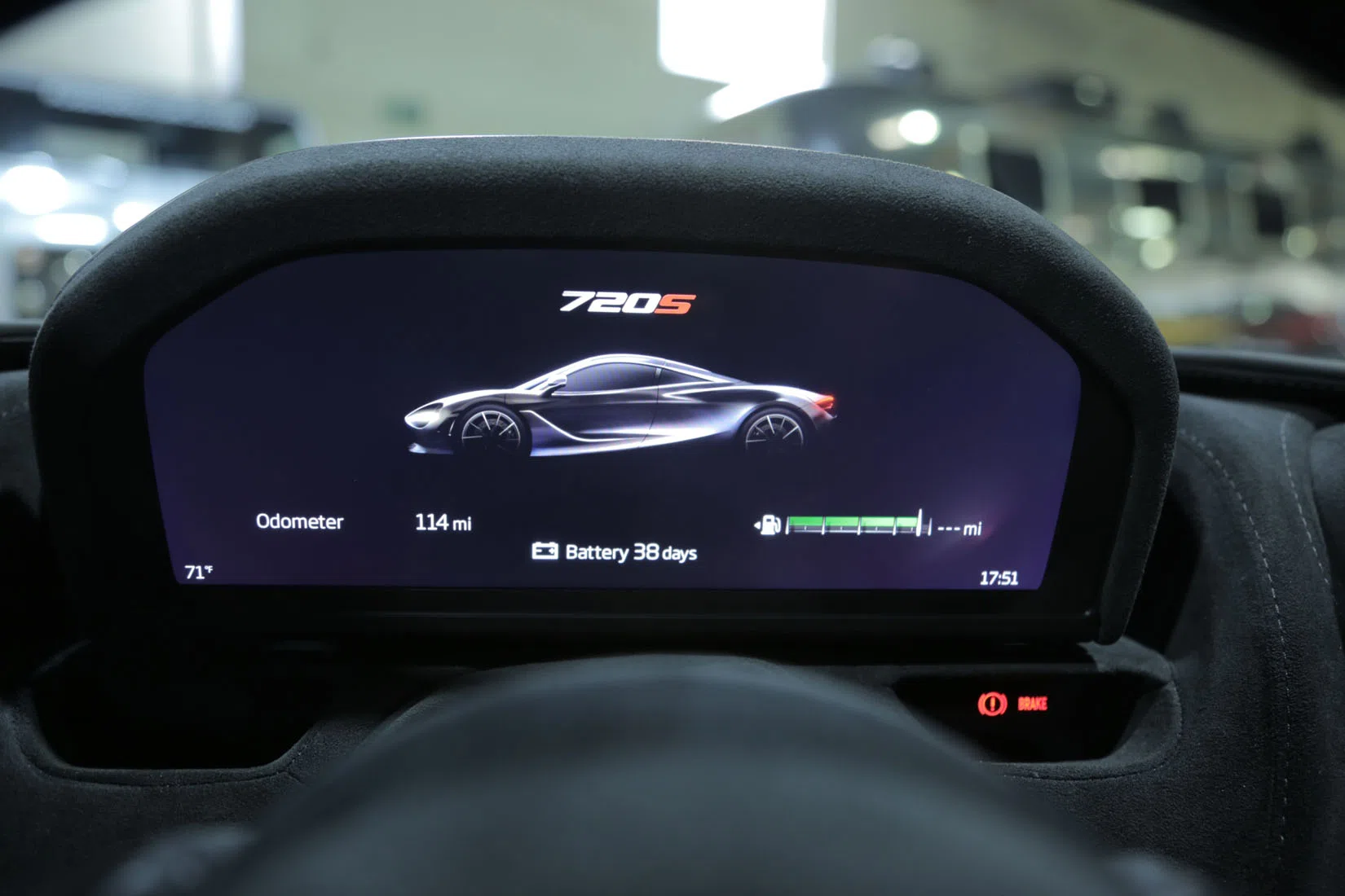 2020 McLaren 720S Performance Spider interior, Black