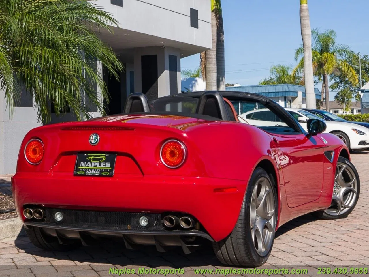 2009 Alfa Romeo 8C for sale, exterior, Burgundy