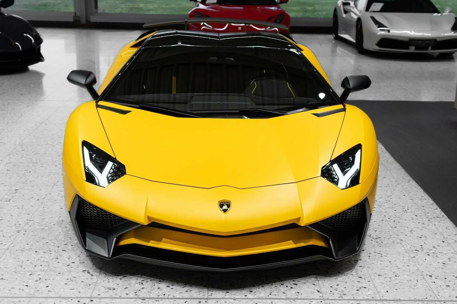 2017 Lamborghini Aventador LP 750 SV Roadster for sale, exterior, yellow