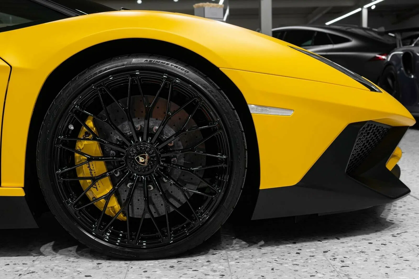 2017 Lamborghini Aventador LP 750 SV Roadster for sale, exterior, yellow