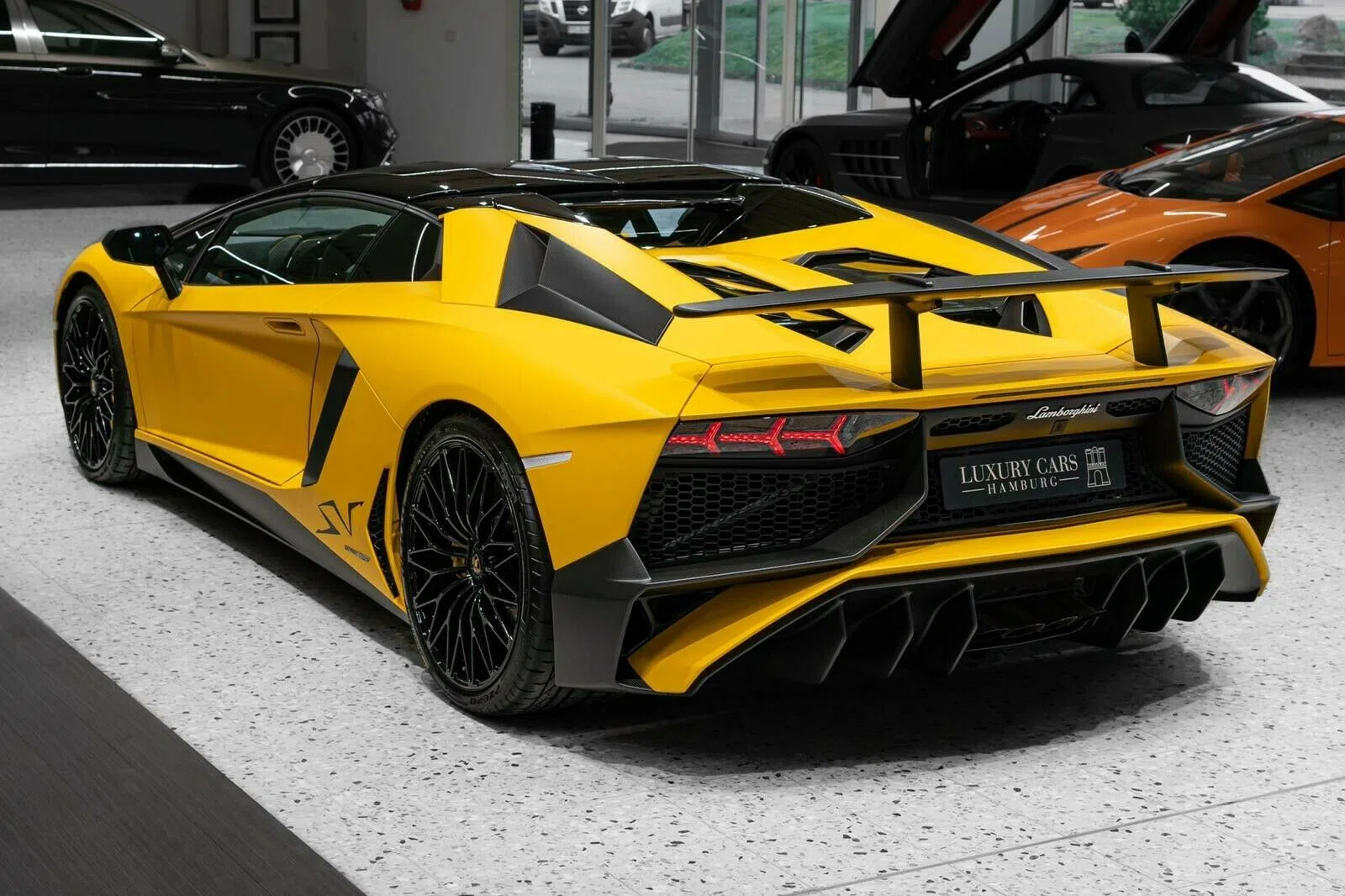 2017 Lamborghini Aventador LP 750 SV Roadster for sale, exterior, yellow