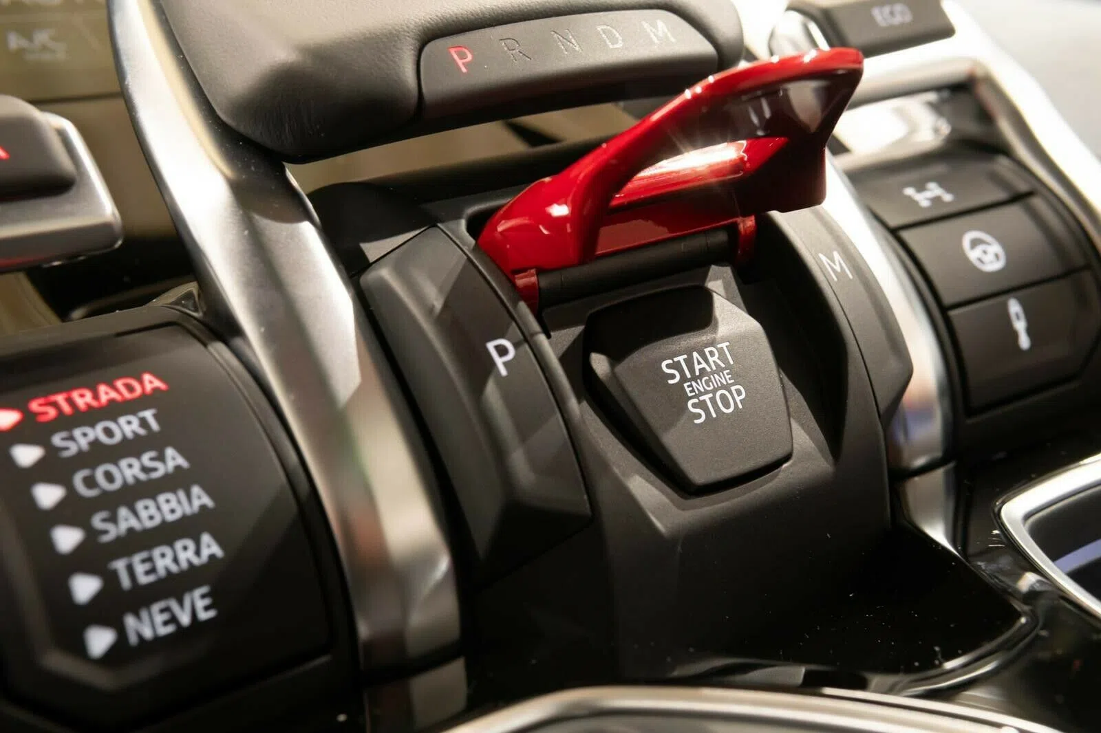2020 Lamborghini Urus interior, center console, full leather, black