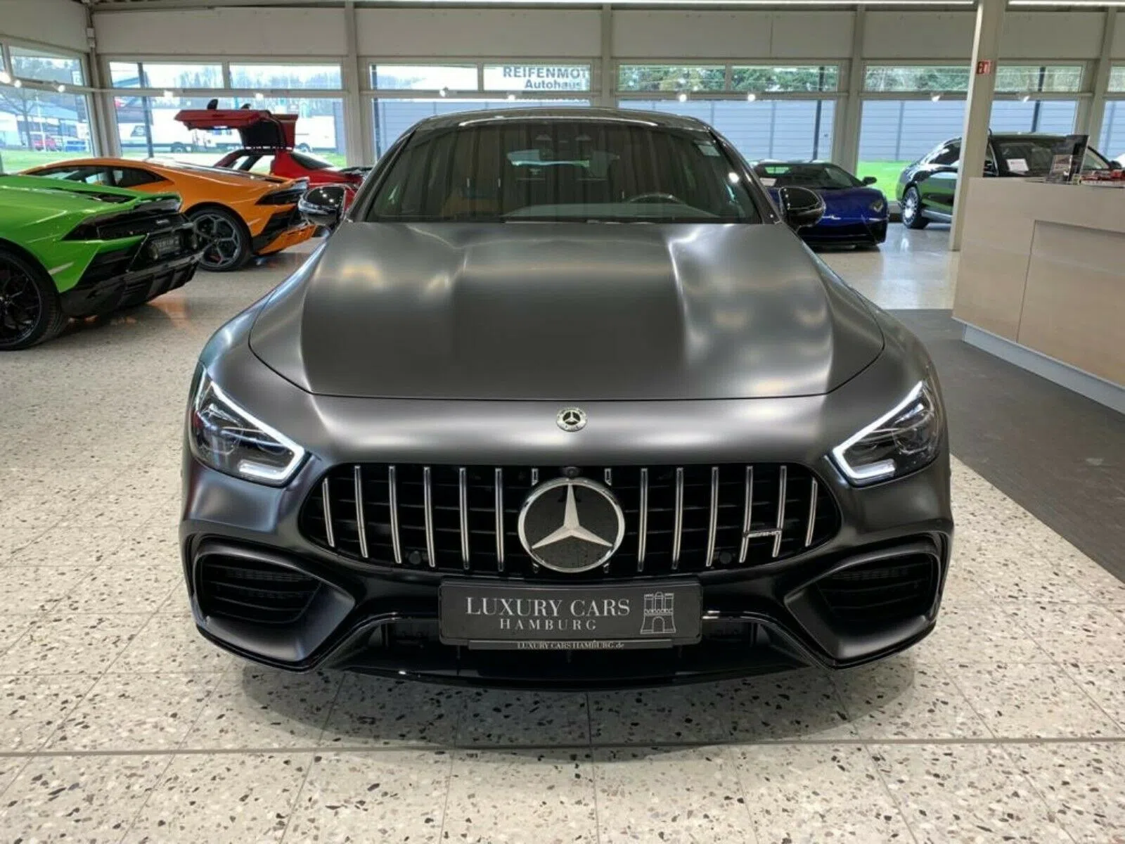 2019 Mercedes-Benz AMG GT 63 S 4MATIC for sale, exterior, Designo Graphit Gray Magno Exterior