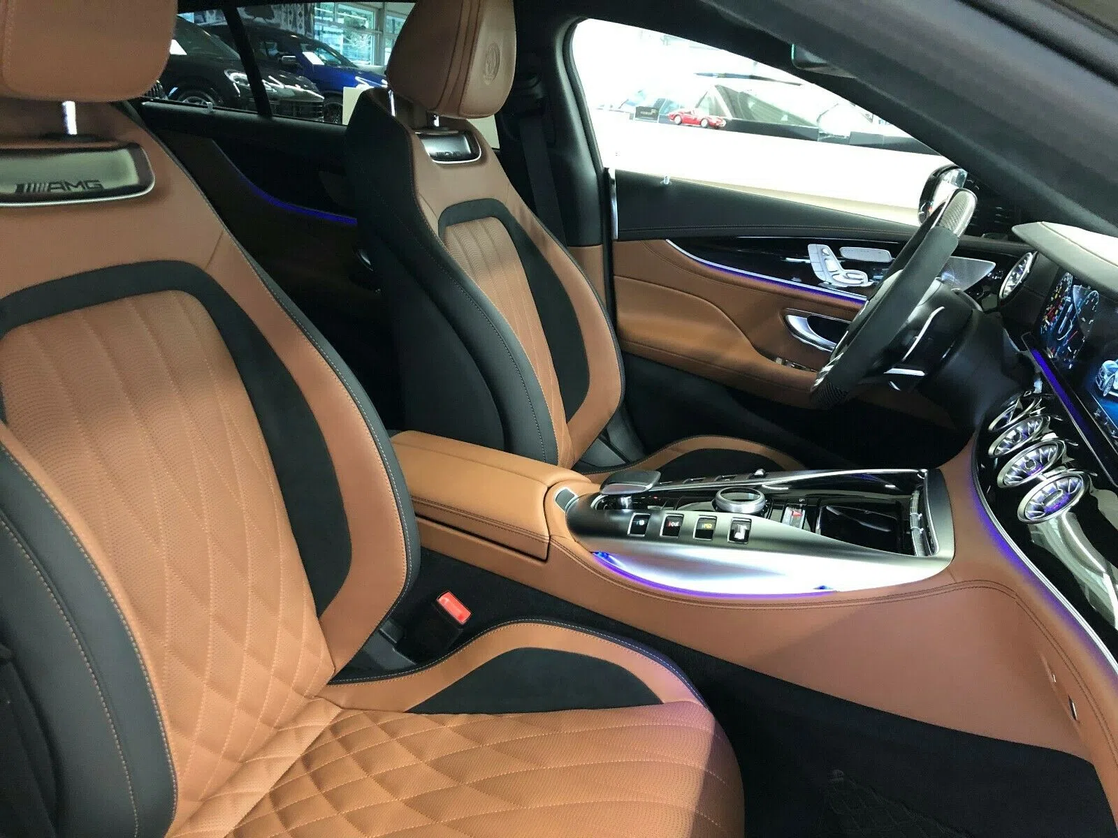 2019 Mercedes-Benz AMG GT 63 S 4MATIC interior, seats, Full leather, brown
