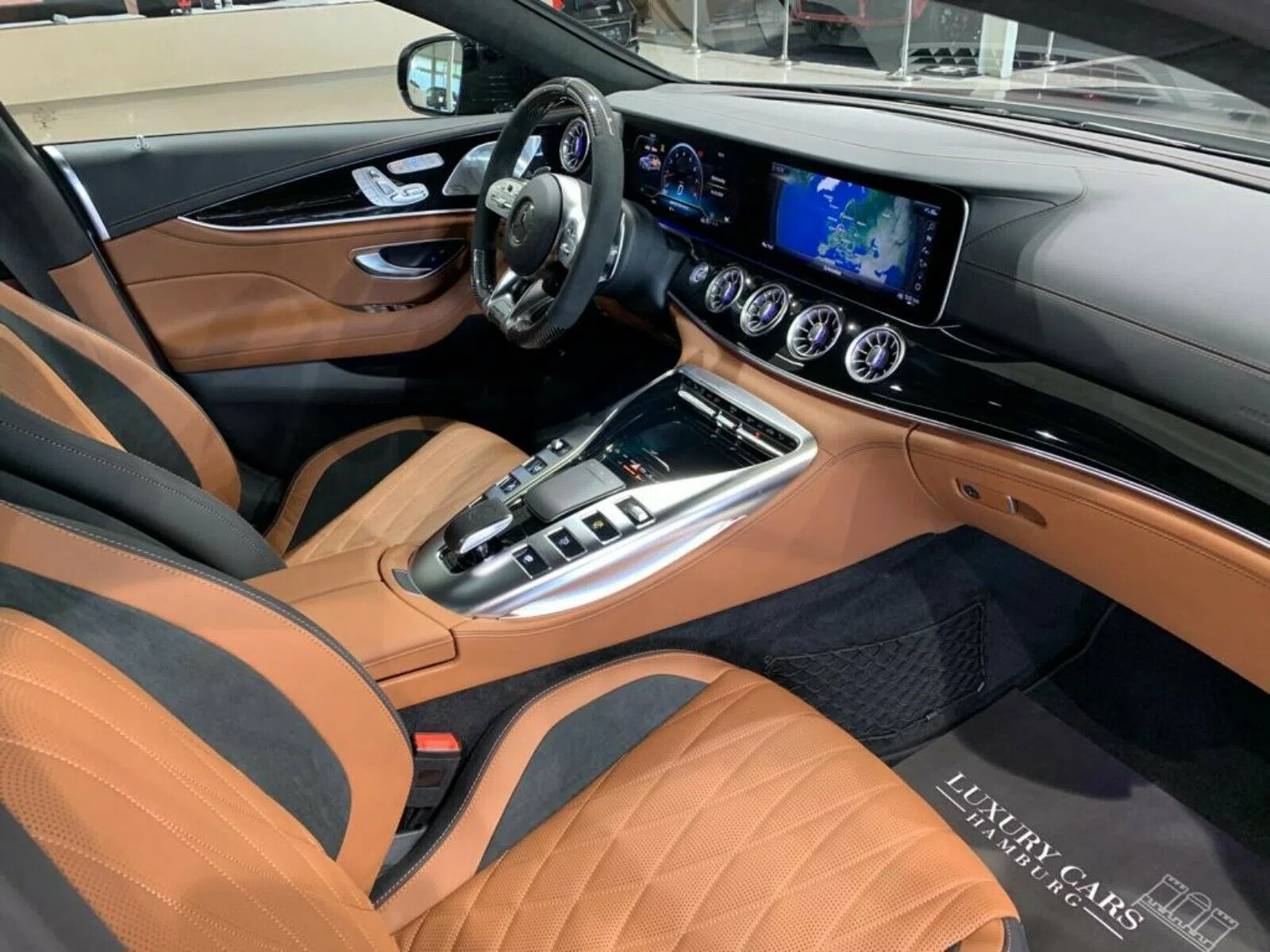 2019 Mercedes-Benz AMG GT 63 S 4MATIC interior, Full leather, brown