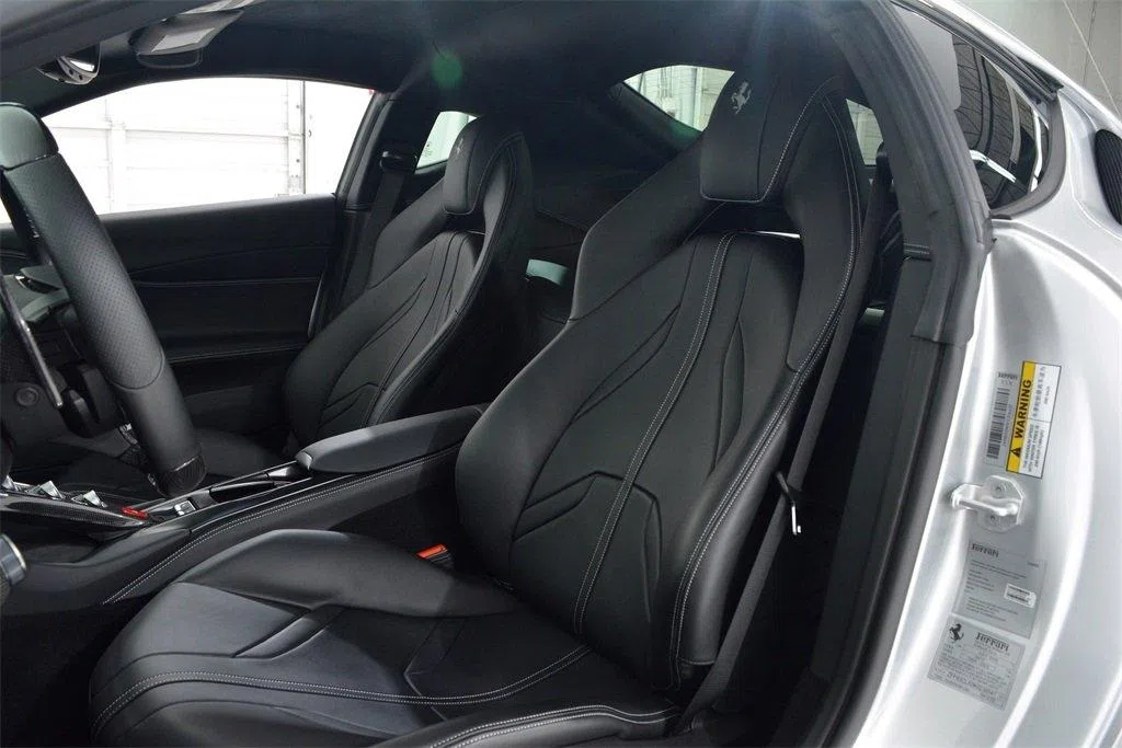 2019 Ferrari 812 Superfast interior, seats, Black Leather