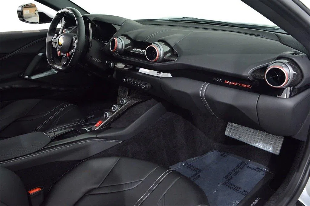 2019 Ferrari 812 Superfast interior, Black Leather