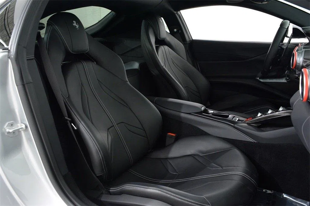 2019 Ferrari 812 Superfast interior, seats, Black Leather