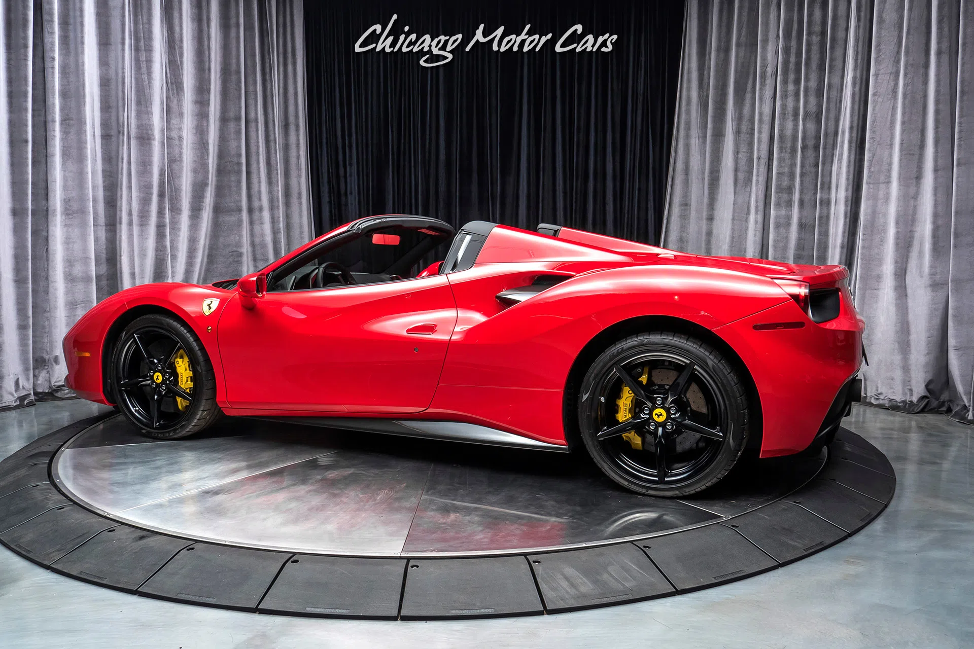 2018 Ferrari 488 Spider for sale, exterior, Rosso Corsa