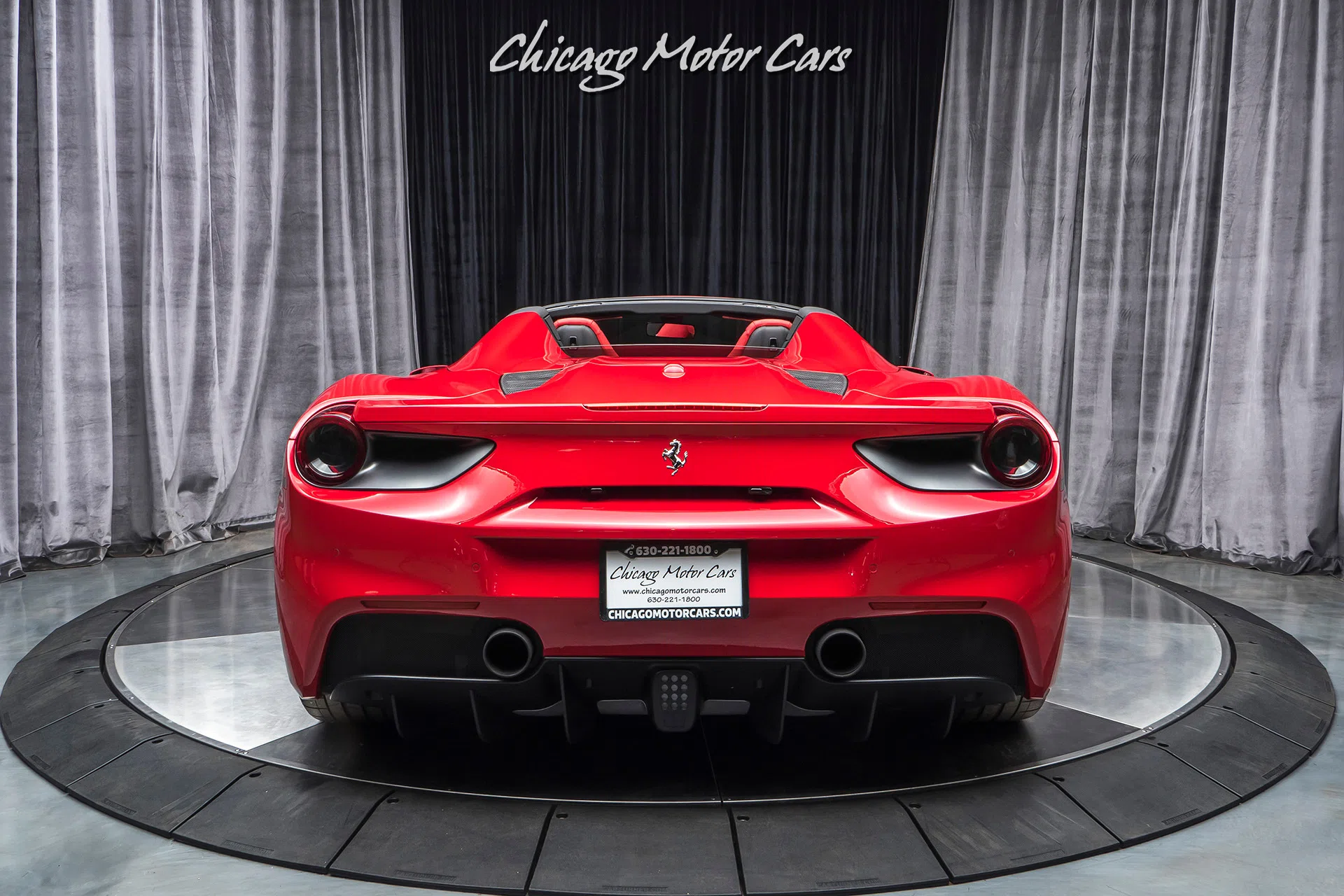2018 Ferrari 488 Spider for sale, exterior, Rosso Corsa