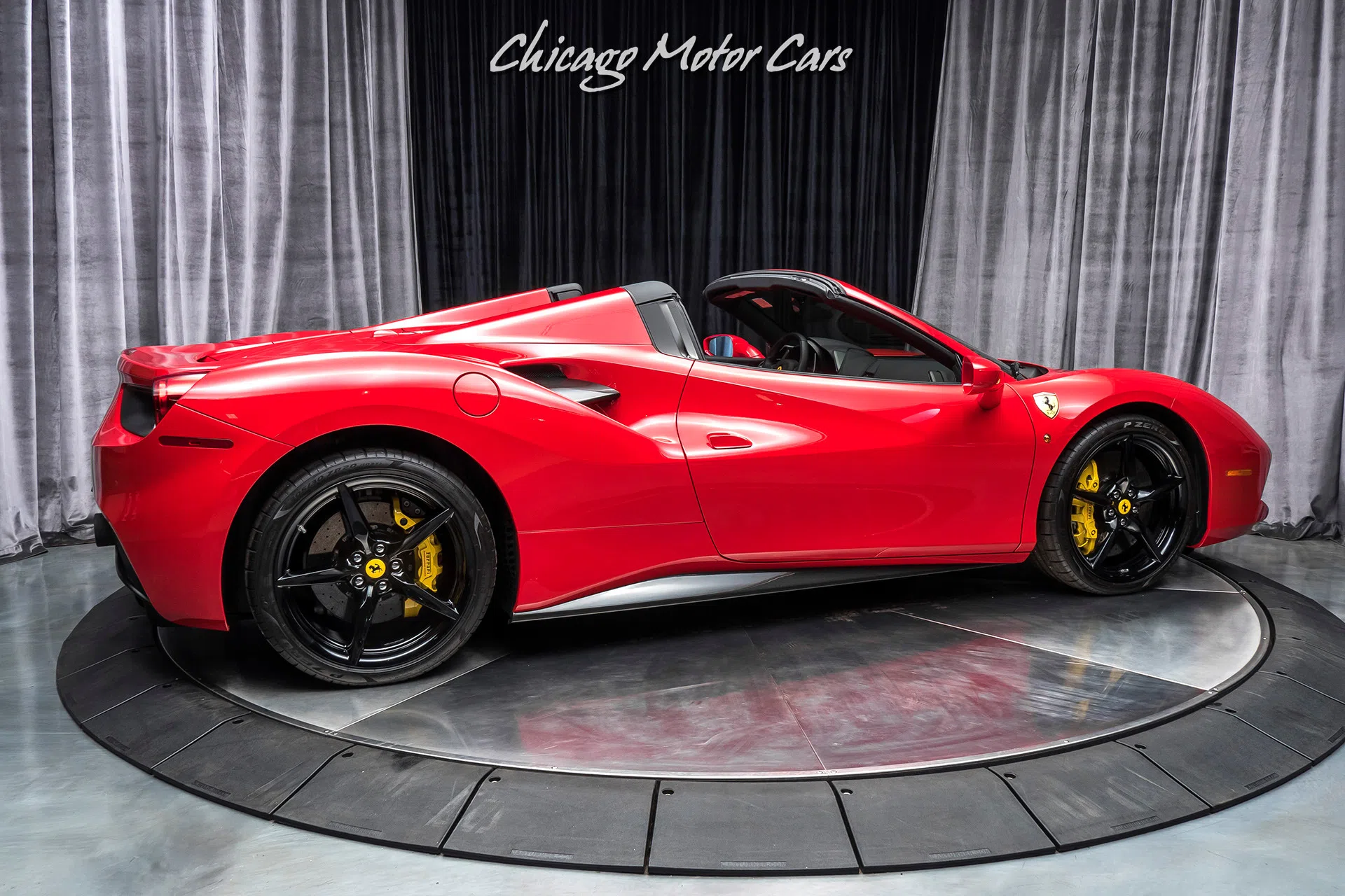 2018 Ferrari 488 Spider for sale, exterior, Rosso Corsa